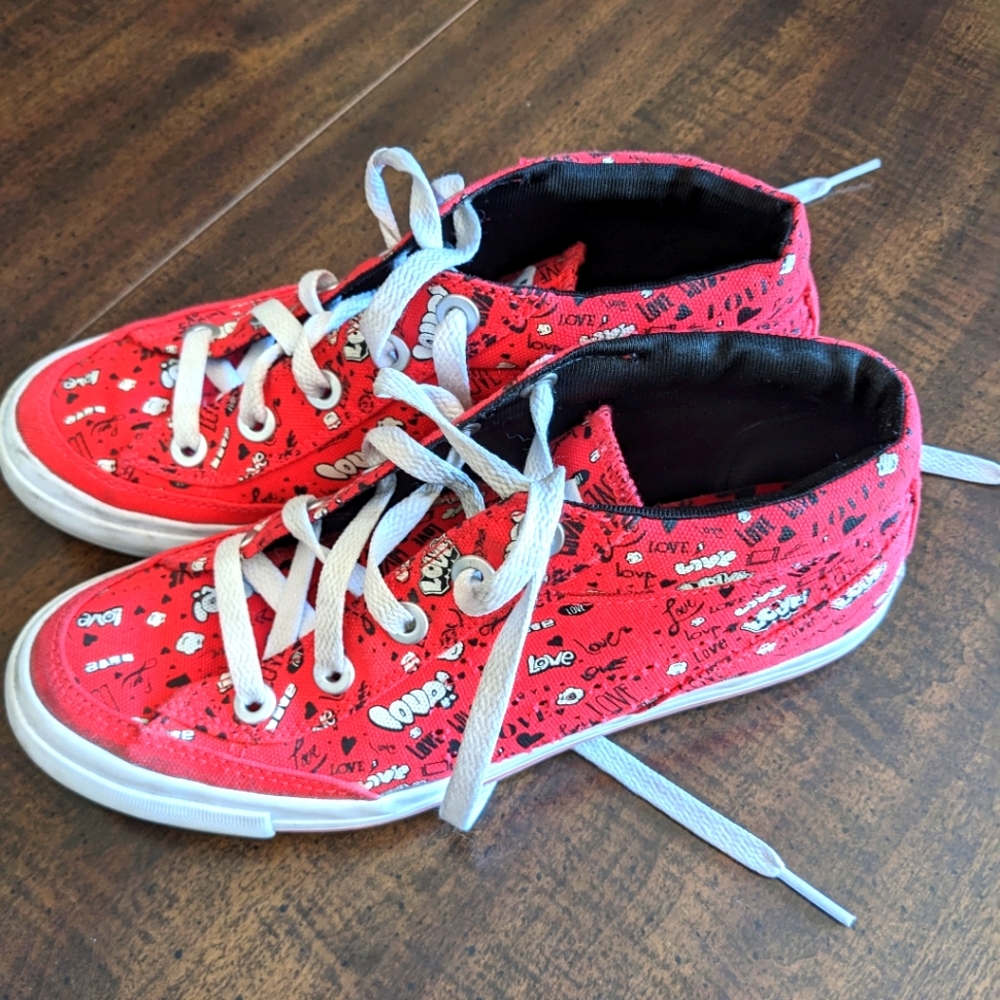 Nike "Love" high top sneakers, size 6.5